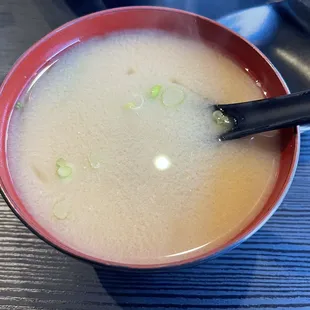 Very tasty miso soup!