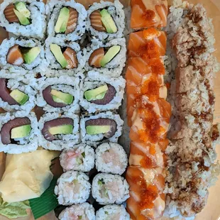 sushi and sashimi, sushi, sashimi, food