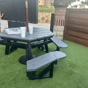 Small outdoor patio