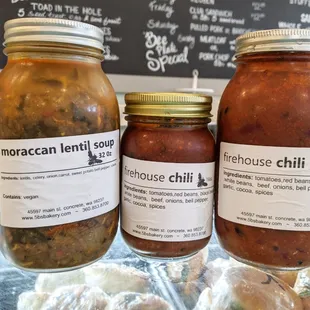 Soups and Chili to go