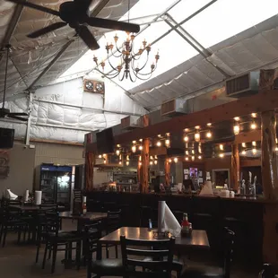 View of dining area, next to bar area