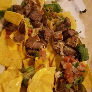 Nachos  where the cheese  Took a almost a hour to be served