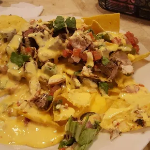 Nachos after we requested extra cheese
