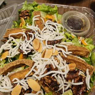 "crispy tofu" salad. Excuse me?