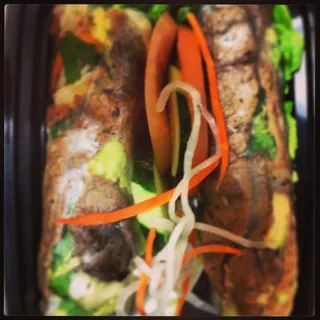 4. Beef Spring Rolls