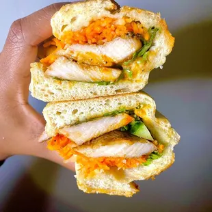 Lemongrass Chicken Banh Mi