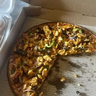Chicken Tikka Masala pizza