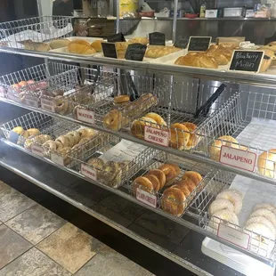 Freshly made bagels !