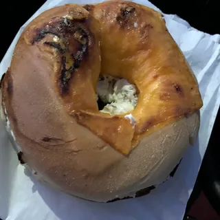 Single Bagel with Jalapeno Pepper Jack