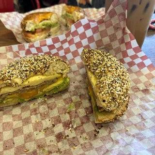 Sausage, Egg and Cheese Bagel