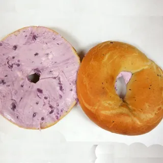 Bagel with Blueberry Cream Cheese