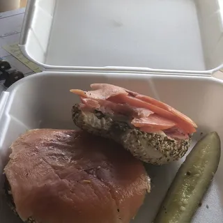 Bagel with Lox Cream Cheese
