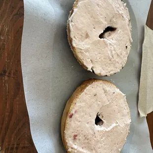 food, bagels, bagel