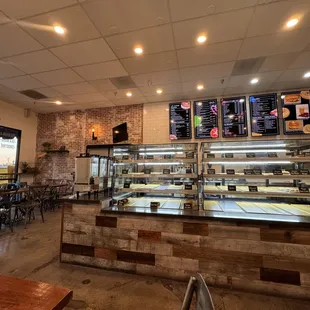 interior, sushi and sashimi