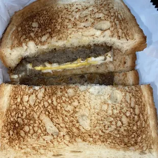 Scrapple egg delicious!