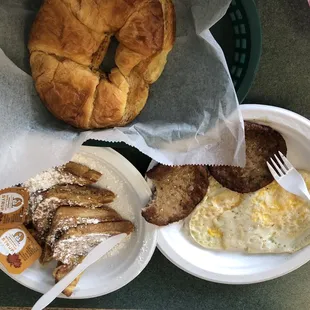 French Toast Meal and Crescent