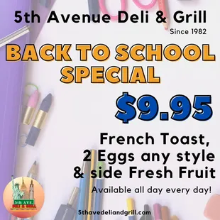 back to school special