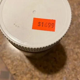 Bottle cost no more than $5.99 in any other store including Whole Foods. Not a mistake in pricing, cashier confirmed price.