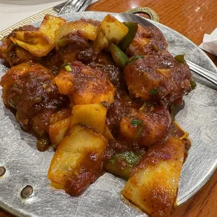 Shrimp with chili sauce