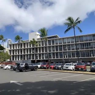 Located on the top of Public Health building.