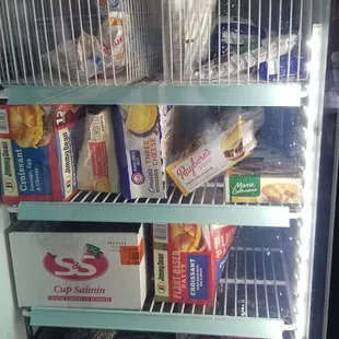 When they're out of the lunch special, there's not much to choose from...just refrigerated stuff if you're really desperate.