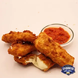 Our Homemade Mozzarella Sticks and Marinara! Fan Favorite!!