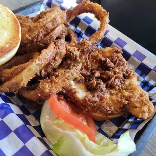Tenderloin and onions