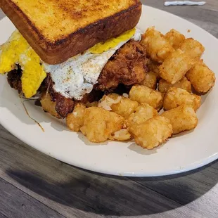 Breakfast tenderloin sandwich for the win