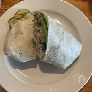 Southwest chicken wrap