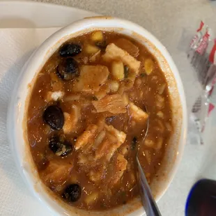 Chicken taco soup
