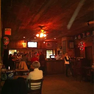 people sitting at the bar