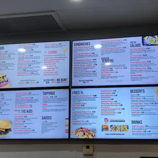 Menu (as of February 2024)