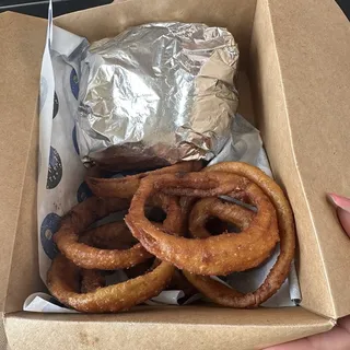 Beer battered onion rings