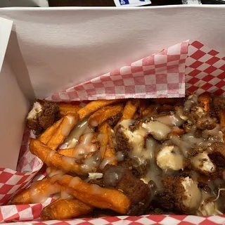 Maple chicken fries