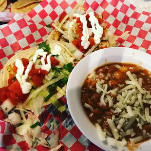 tacos, food