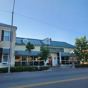 the outside of the building