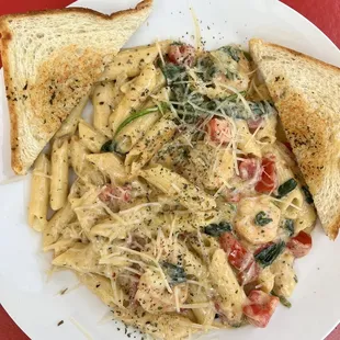 Shrimp carbonara
