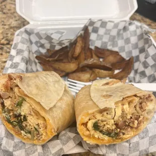 12" Big Loaded Burrito