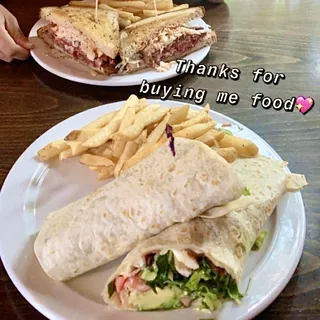 12" Grilled Chicken Wrap