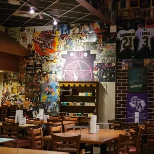 Homage to classic rock, and great pizza