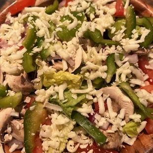 House salad( this can be split between 2 people)