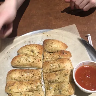 Handmade Garlic Breadsticks