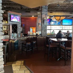 Bar area with seating
