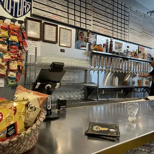 a man working behind the counter