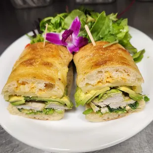 Spicy Chicken Sandwich with Avocado