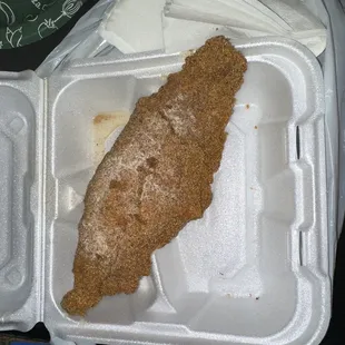 Fried catfish- as I stated I would not get the dusting on top in the future