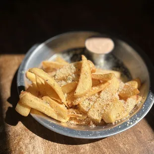Parmesan steak fries