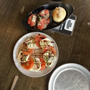 Caprese Salad &amp; Meatballs