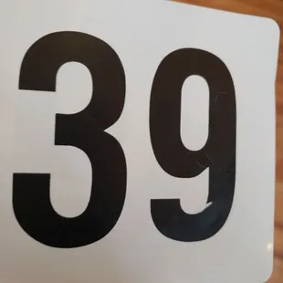 You get a physical number with your order :)