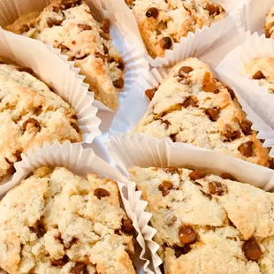 Tender Cinnamon Chip Scones.